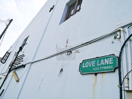 Photo for Love lane alley in Penang Malaysia - Royalty Free Image