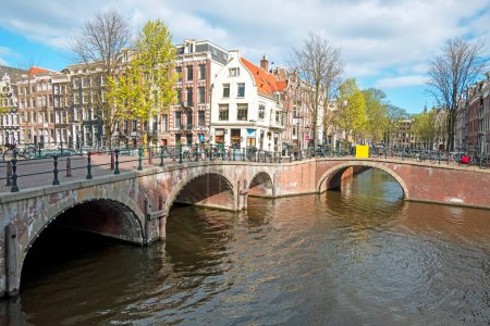 Foto de Escena urbana de Amsterdam, Países Bajos - Imagen libre de derechos