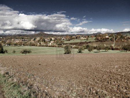 Téléchargez les photos : Vue panoramique sur la colline Hohenstaufen en Allemagne - en image libre de droit