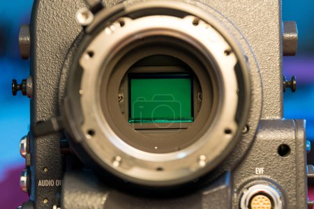 Photo for Glass sensors of video cameras. - Royalty Free Image