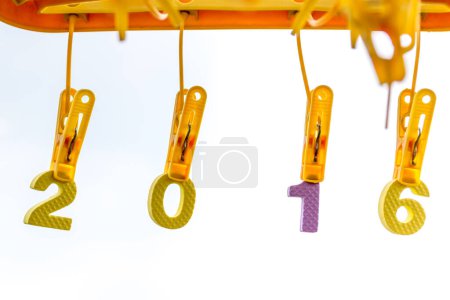Photo for Cute and colorful plastic alphabet letter. - Royalty Free Image