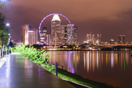 Téléchargez les photos : Vue, bâtiments et monuments de Singapour Central Business
. - en image libre de droit