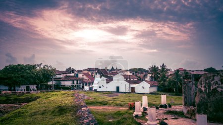 Photo for Galle Fort wide view landscape beautiful sky photo - Royalty Free Image