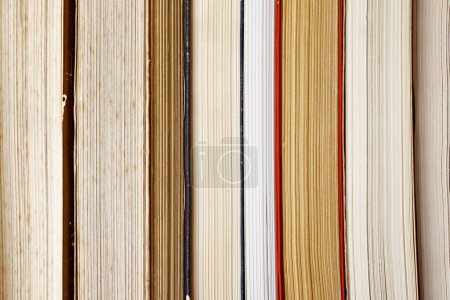 Téléchargez les photos : Rangée de livres close up - en image libre de droit