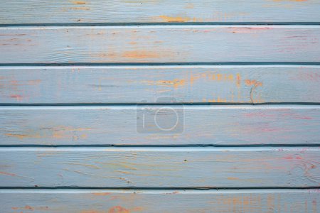 Foto de Fondo de textura de tabla de madera de color azul claro shabby - Imagen libre de derechos