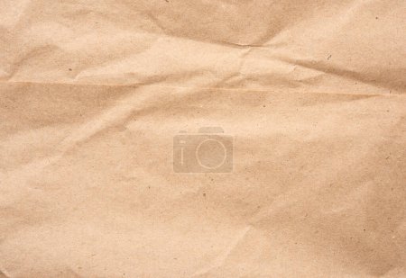 Photo for Empty sheet of brown wrapping kraft paper - Royalty Free Image