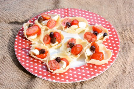 Photo for Close-up view of delicious italian appetizers - Royalty Free Image