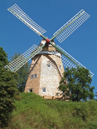 Photo for Windmill in the netherlands - Royalty Free Image
