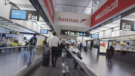 Foto de Aeropuerto de Viena durante Covid Times - Imagen libre de derechos