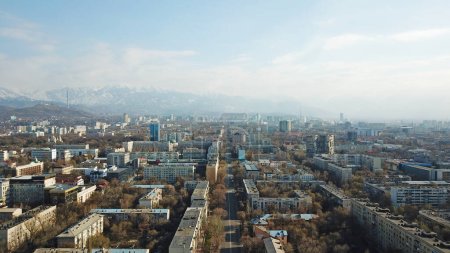 Foto de Ciudad de primavera de Almaty durante el período de cuarentena - Imagen libre de derechos