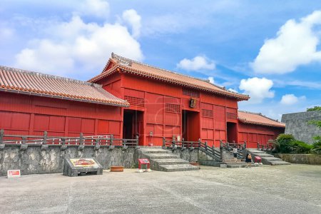 Photo for Main entrance gate of Shuri (Shurijo) Castle - Royalty Free Image