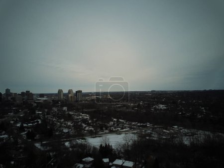 Téléchargez les photos : London Ontario Canada on a dreary winter day - en image libre de droit