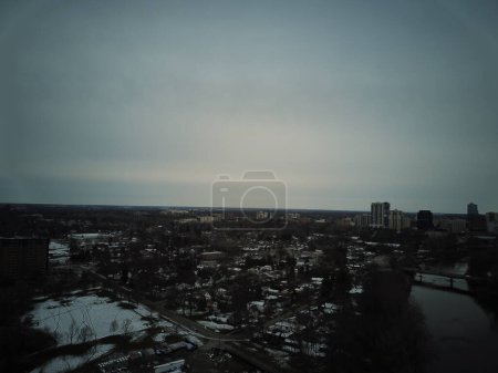 Téléchargez les photos : London Ontario Canada on a dreary winter day - en image libre de droit