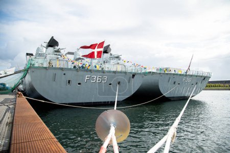 Foto de Fragatas danesas en el puerto de Copenhague - Imagen libre de derechos