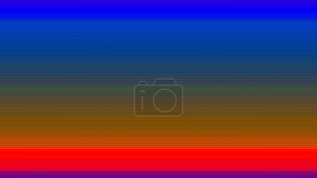 Photo for Color line monitor, colorful illustration - Royalty Free Image