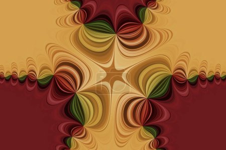 Photo for Vector abstract background with curved lines - Royalty Free Image