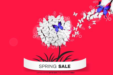 Photo for Final Spring Sale. Modern Conceptual Vector Illustration. Promotion Template For Banners, Posters, Gift Cards - Royalty Free Image