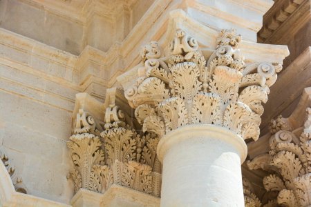 Photo for Romanesque architecture detail, historical artifact - Royalty Free Image