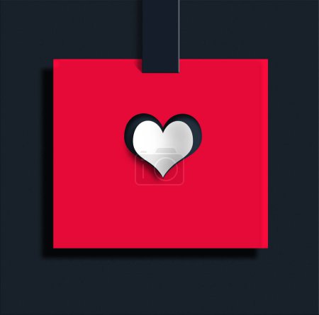 Photo for Valentines day card background view - Royalty Free Image