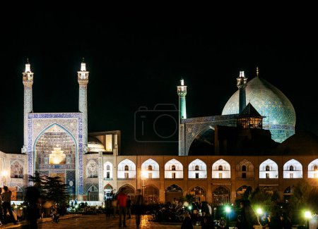 Foto de La mezquita Shah famoso hito en la ciudad de Isfahán Irán - Imagen libre de derechos