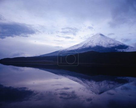 Photo for Mt. Fuji Reflected in Lake - Royalty Free Image