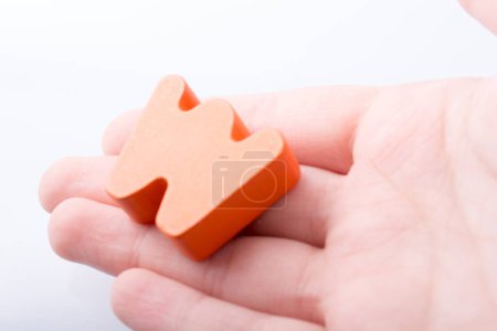 Photo for "Hand holding Letter cube  W of  Alphabet" - Royalty Free Image