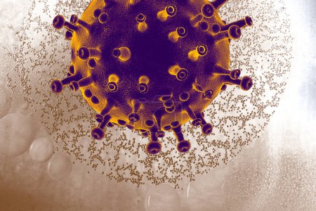 Téléchargez les photos : "COVID-19 affiche de sensibilisation au concept de prévention du coronavirus et de quarantaine " - en image libre de droit