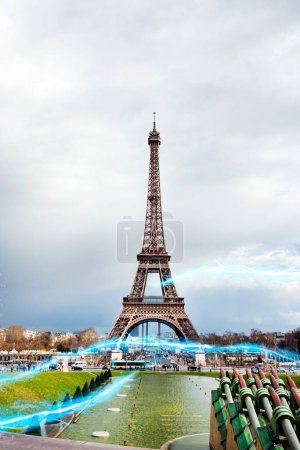 Foto de Torre eiffel y eiffel en París, Francia, Europa - Imagen libre de derechos