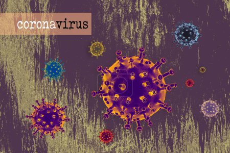 Photo for "Novel Coronavirus (2019-nCoV)   Pandemic medical health risk,  virology, concept." - Royalty Free Image