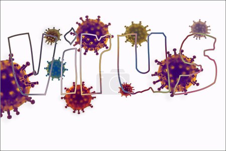 Téléchargez les photos : "Nouveau Coronavirus (2019-nCoV) Pandémie risque médical, virologie, concept." - en image libre de droit