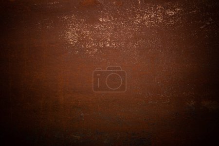 Photo for Flat dry rusted iron surface close-up background - Royalty Free Image