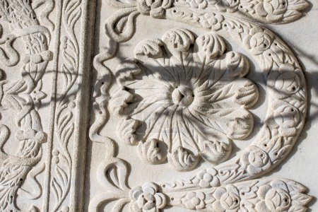 Téléchargez les photos : Ottoman marbre sculpture détail d'art - en image libre de droit