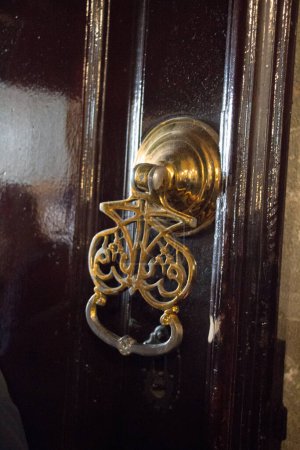 Photo for Old Handmade ottoman door knob - Royalty Free Image