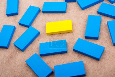 Photo for Wooden blocks of various color - Royalty Free Image