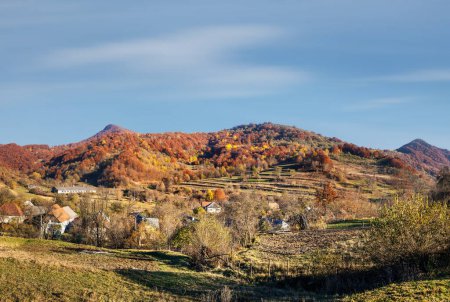 Photo for Nature landscape of Carpathian Mountains in autumn - Royalty Free Image