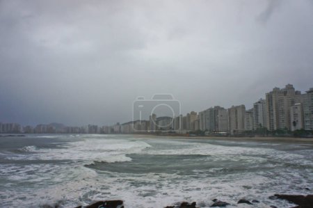 Photo for "Sao Paulo, Guaruja beach, Brazil, South America" - Royalty Free Image