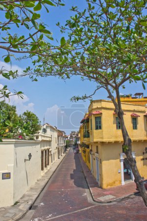 Téléchargez les photos : "Cartagena, Vieille ville vue sur la rue, Colombie, Amérique du Sud" - en image libre de droit