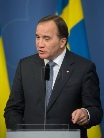 Téléchargez les photos : Premier ministre du Royaume de Suède Stefan Lofven - en image libre de droit