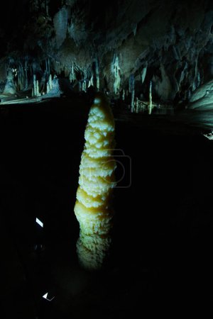 Foto de "Formaciones de piedra caliza dentro de cuevas de Macocha, República Checa" - Imagen libre de derechos