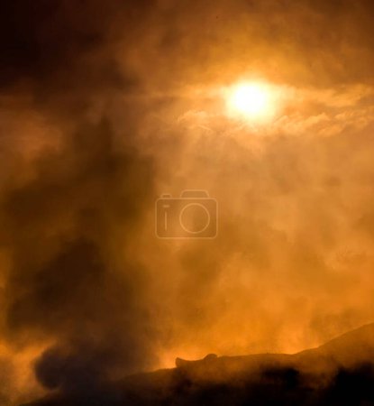 Foto de Hermosa puesta de sol en Rumania - Imagen libre de derechos