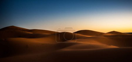 Foto de Increíble paisaje en el desierto del Sahara, la naturaleza de Marruecos - Imagen libre de derechos