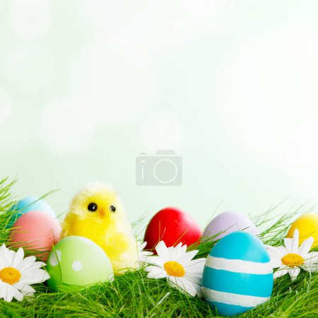 Téléchargez les photos : Vacances de Pâques. Magnifique concept de carte de voeux - en image libre de droit