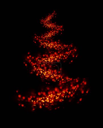 Photo for "Abstract Christmas light background" - Royalty Free Image