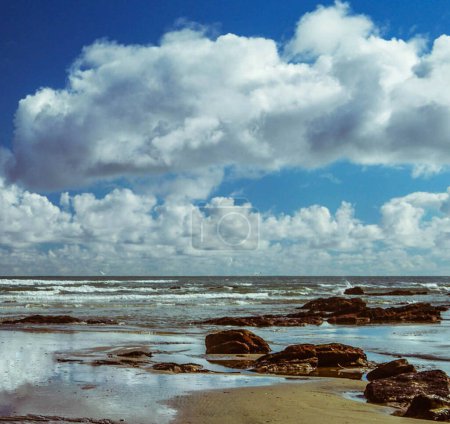 Téléchargez les photos : Belle vue sur le rivage rocheux en Irlande - en image libre de droit