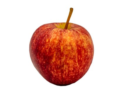 Téléchargez les photos : "pomme rouge mûre gros plan isolé sur fond blanc
." - en image libre de droit
