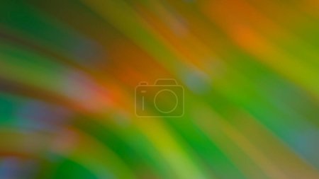 Photo for "Abstract blurry green background with rainbow highlights" - Royalty Free Image