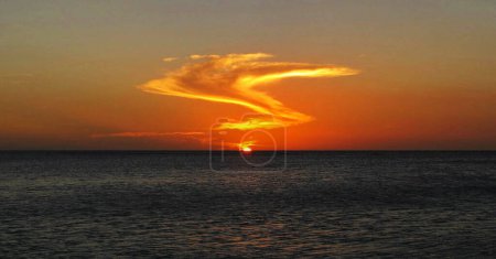 Photo for Breathtaking seaside scene in the evening, Jamaica - Royalty Free Image