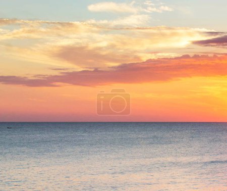 Photo for Quiet seaside scene in the evening, Jamaica - Royalty Free Image