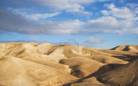 Photo for Deserted mountains, natural landscape, Jordan - Royalty Free Image