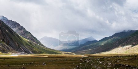 Photo for Scenic shot of beautiful Kyrgyzstan mountains - Royalty Free Image